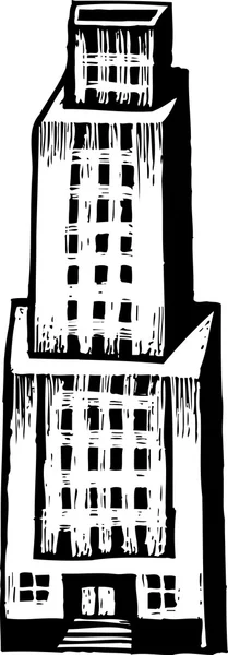 Иллюстрация городского здания — стоковый вектор