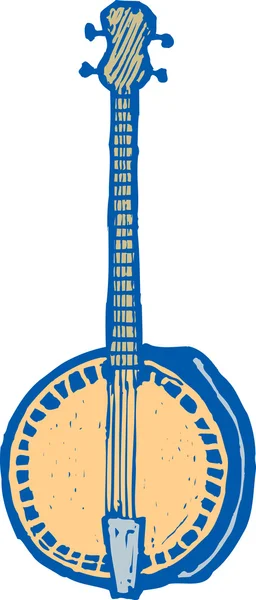 Ilustración de Banjo — Vector de stock