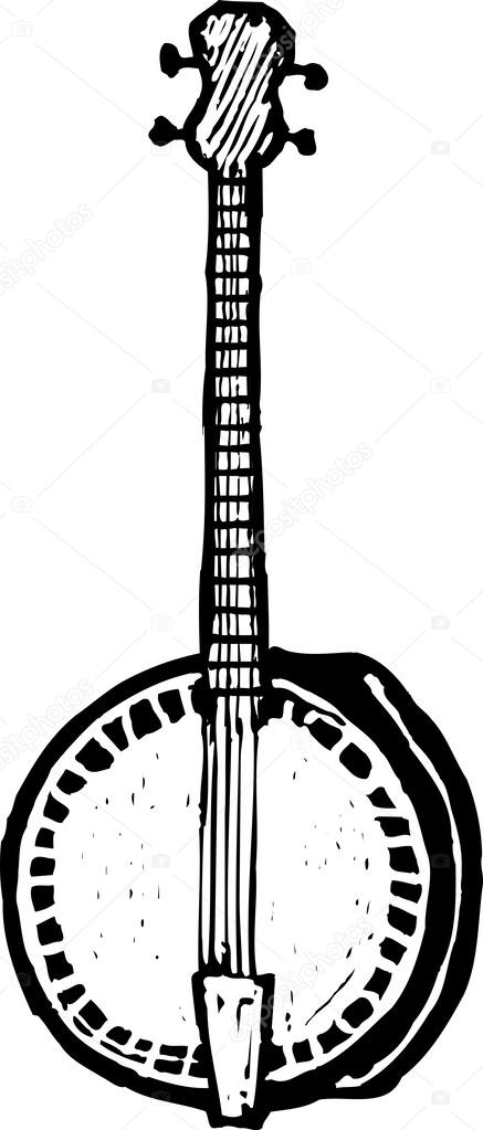 Vector Illustration of Banjo
