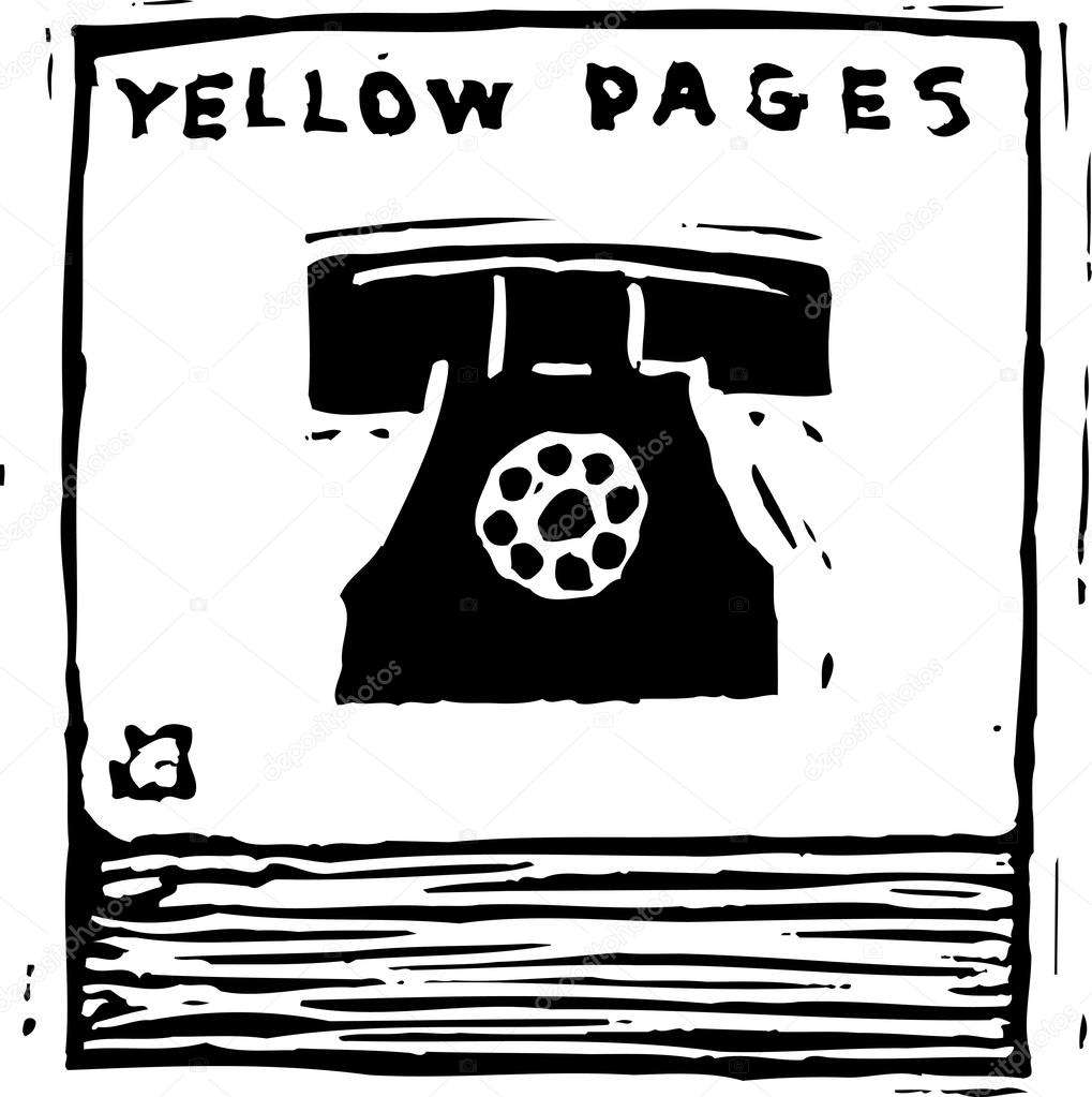 Illustration of Yellow Pages
