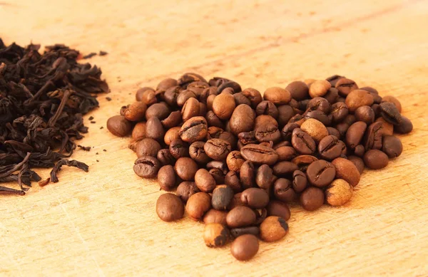 コーヒー穀物のヒープ — ストック写真