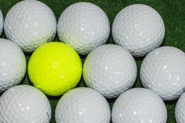 golf topları kapatın