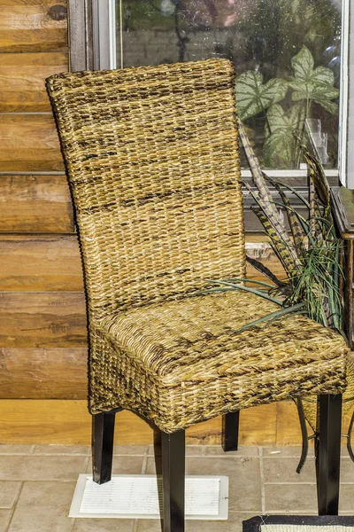 Wicker Chair — Stock Photo, Image