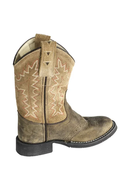 Barna Cowboy Boot — Stock Fotó