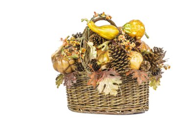 sonbaharda hasat izole sepeti