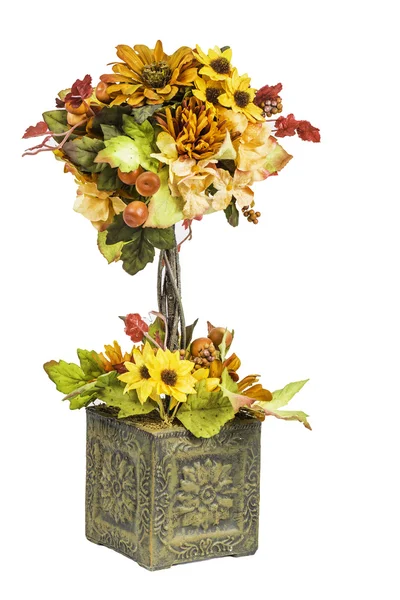 Fall and Autumn Colored Flower Arrangment — Stock Photo, Image