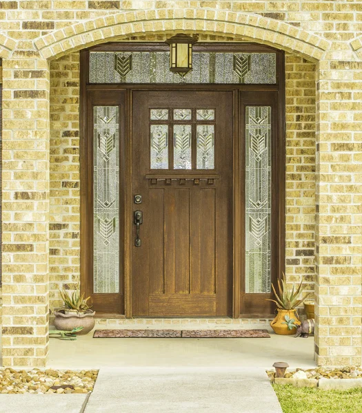 Decorative Front Door View — Stock Photo, Image