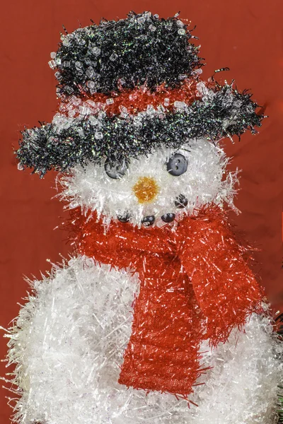 Scena di Natale pupazzo di neve — Foto Stock