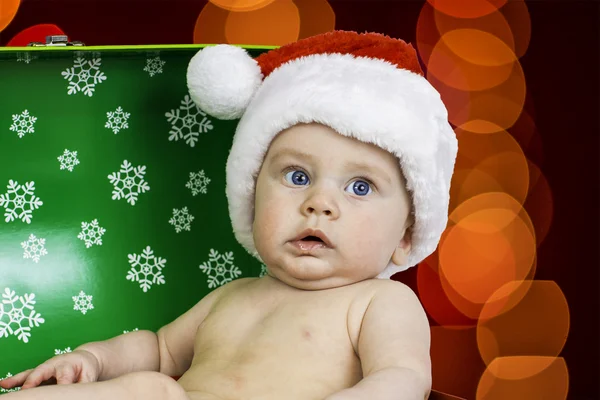 Dziecko Boże Narodzenie portret — Zdjęcie stockowe