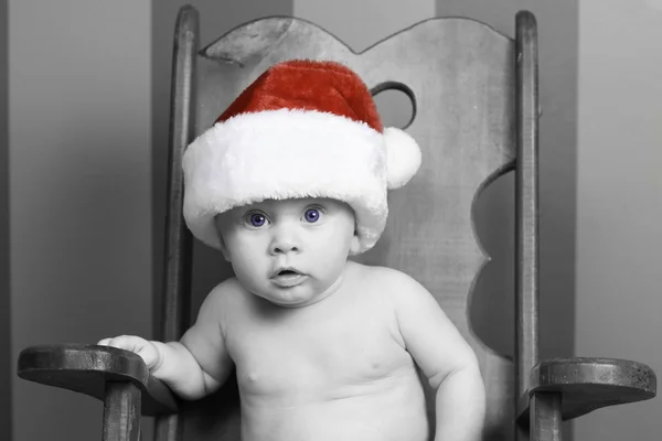 Portrait de Noël bébé — Photo