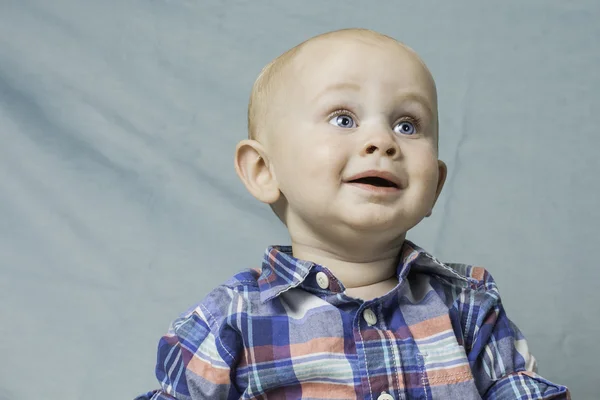 Toddler Boy Looking Away — Stok Foto