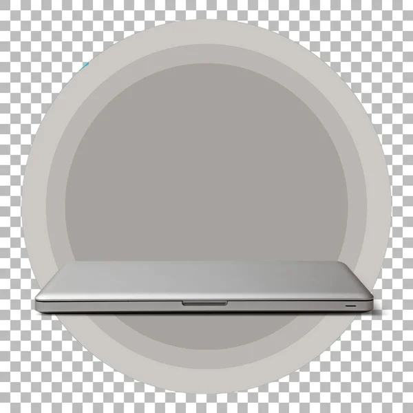 Computer Laptop Isolated Transparent Background — Stock Photo, Image