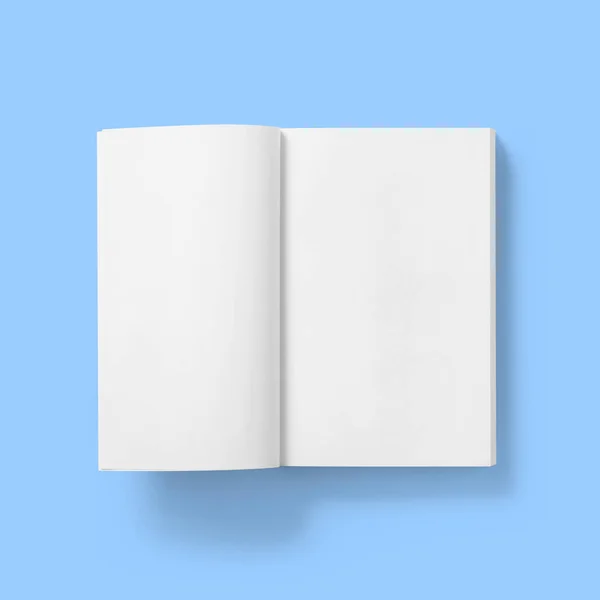 Back School Concept Hard Cover Blank White Book First Page — Stock fotografie