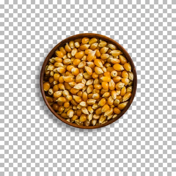 Popcorn Samen Isoliert Transparenten Hintergrund — Stockfoto