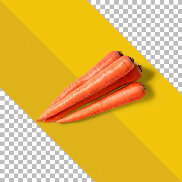 Купа Свіжої Стиглої Моркви Ізольовані — стокове фото