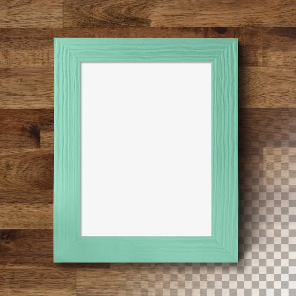 Isolated Blank Photo Frame Wall — Stock Photo, Image