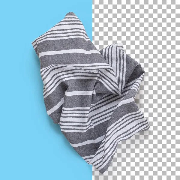 Isolated Closeup View Striped Napkin — Stock Photo, Image