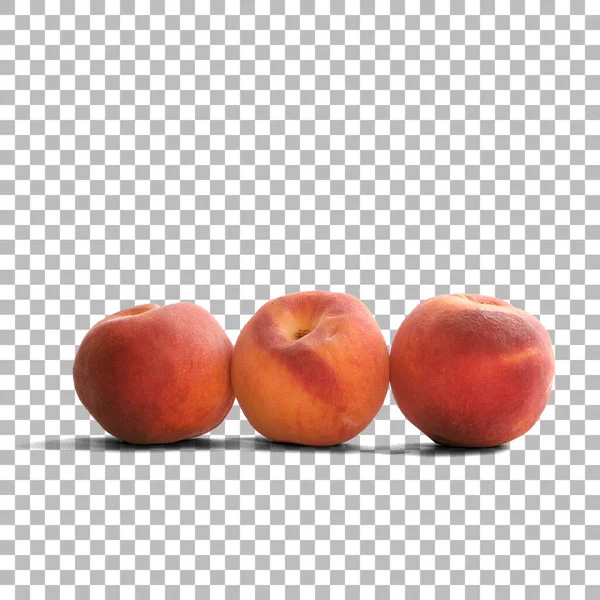Pesche Fresche Vostro Disegno Frutta Asset — Foto Stock