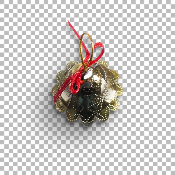 Christmas Bell Decoration Your Project Ornament Design — Stock Photo, Image