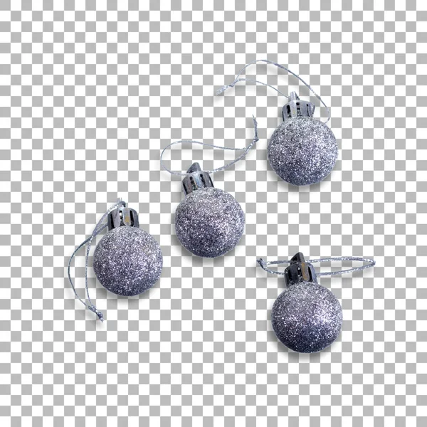 あなたの資産プロジェクトに適した光沢のあるクリスマスの装飾ボール — ストック写真