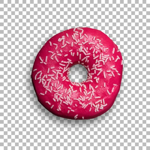 Heerlijke Smakelijke Gekleurde Donuts Van Bovenaf Bekeken Perspectief — Stockfoto
