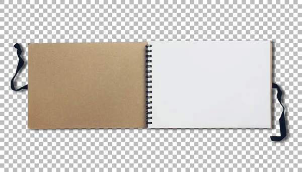 Cuaderno Papel Vintage Blanco Apto Para Proyecto — Foto de Stock