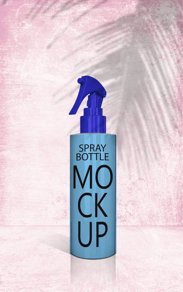 Mockup Bottiglia Spray Capelli — Foto Stock