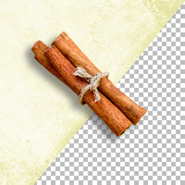 Cinnamon Sticks Isolated Transparent Background — Stock Photo, Image