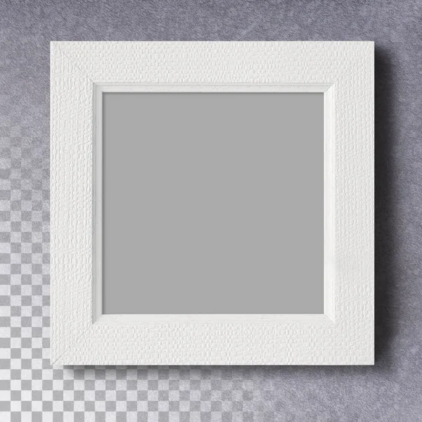 Isolated Horizon Blank Photo Frame Wall — Stock Photo, Image