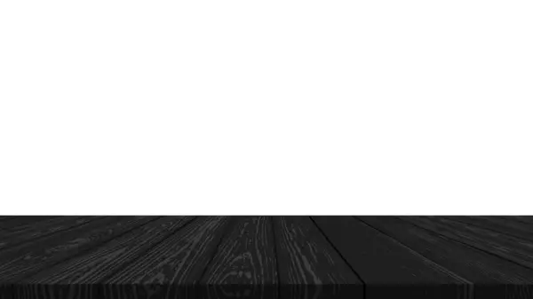 Tavolo Legno Esposizione Montaggio Prodotti Con Sfondo Bianco Bianco — Foto Stock