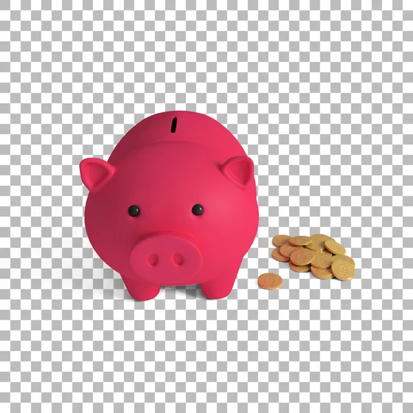 Niedliches Sparschwein Für Das Finanzkonzept — Stockfoto