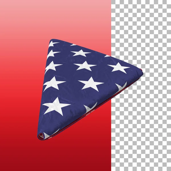 Conceito Dia Independente Com Bandeira Dos Estados Unidos Para Elemento — Fotografia de Stock