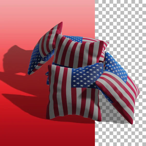 Független Nap Koncepció Egyesült Államok Zászlaját Eleme Július — Stock Fotó