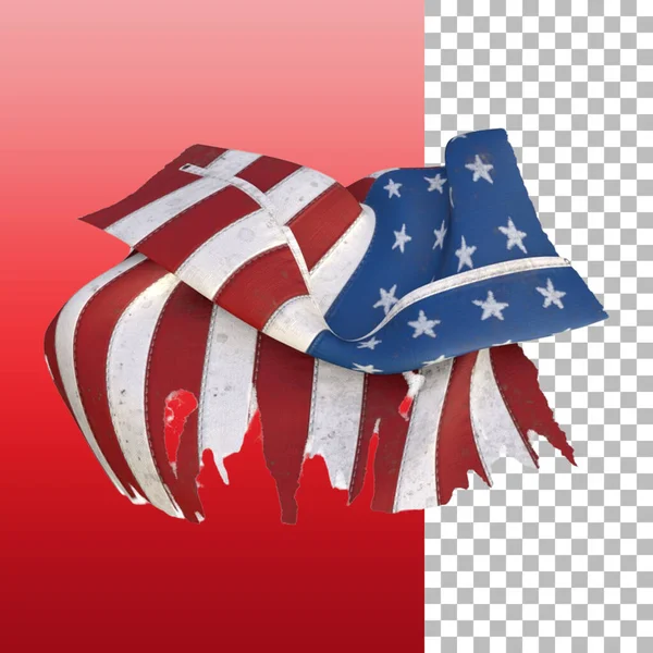 Concepto Día Independiente Con Bandera Los Estados Unidos Para Elemento —  Fotos de Stock