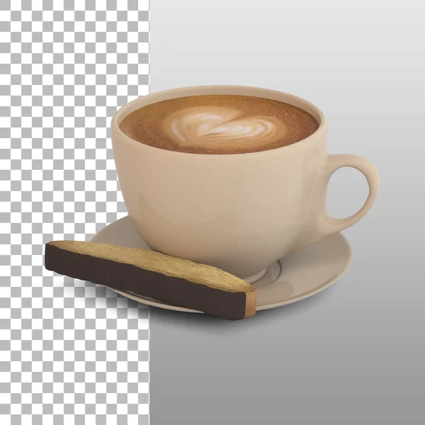 Koffiecup Materialen Voor Koffie Scènes Ontwerp — Stockfoto