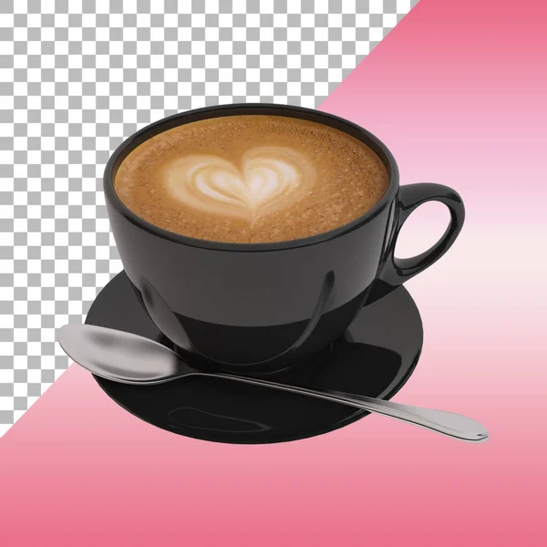 Kahve Sahnesi Tasarımınız Için Kahve Fincanı Malzemeleri — Stok fotoğraf