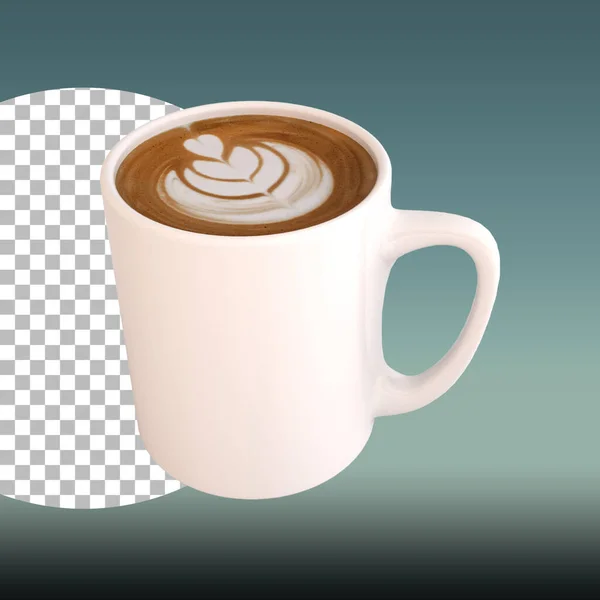 Kahve Sahnesi Tasarımınız Için Kahve Fincanı Malzemeleri — Stok fotoğraf