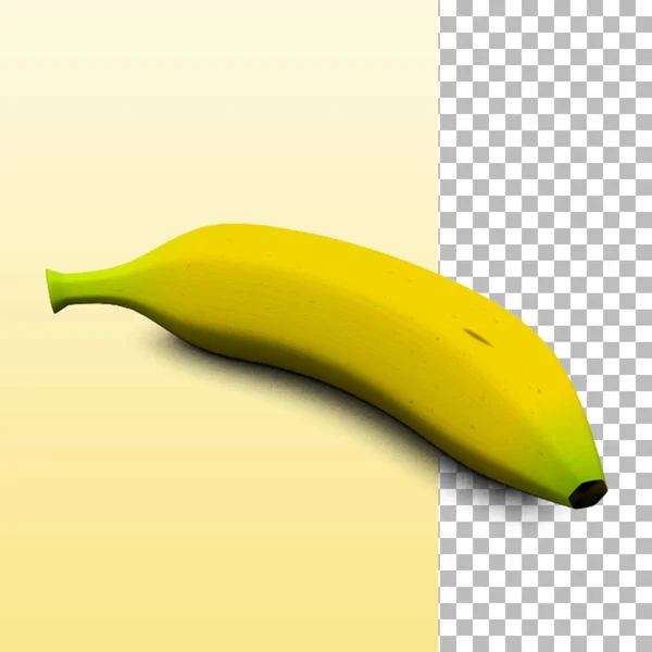 Ideal element of bananas isolated on transparent background.