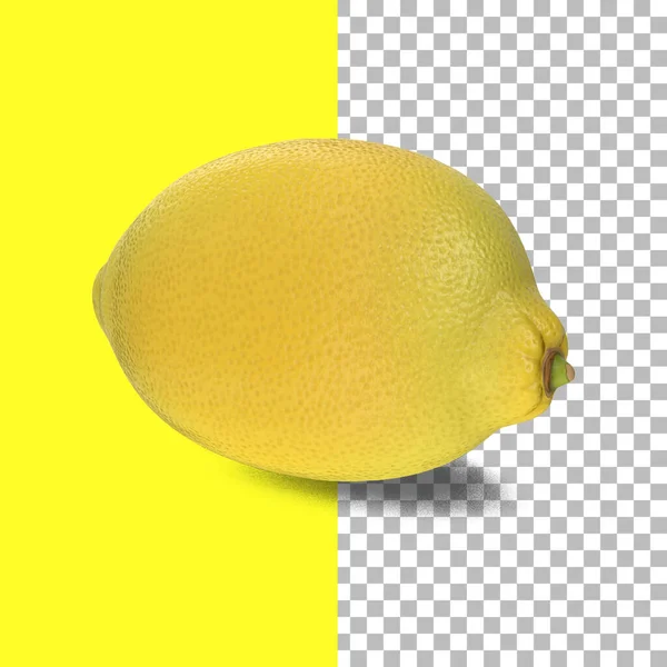 Složení Citrony Izolované Pro Design Prvků Ovoce — Stock fotografie