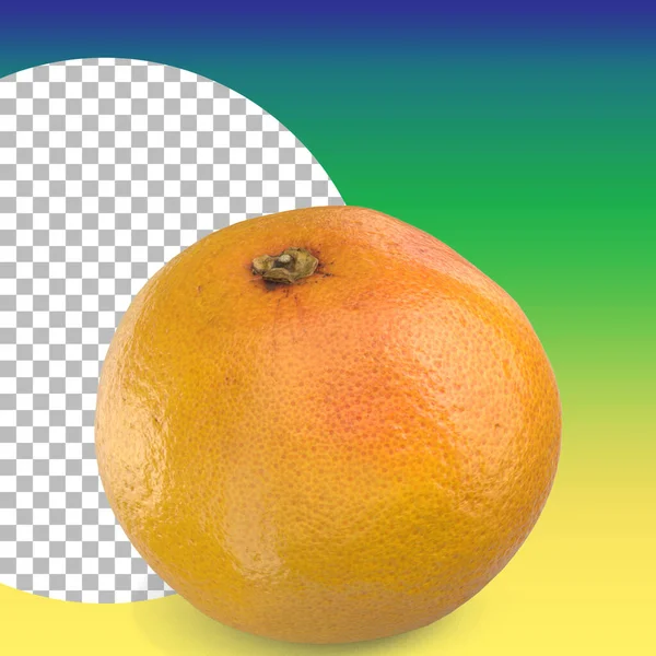 Složení Pomeranče Izolované Pro Ovoce Designový Prvek — Stock fotografie