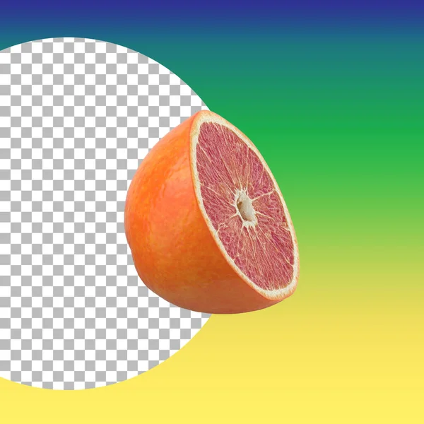 Композиція Апельсини Ізольовані Елемента Дизайну Фруктів — стокове фото