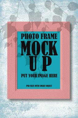 Minimalist sadece gölgeli fotoğraf çerçevesi modeli