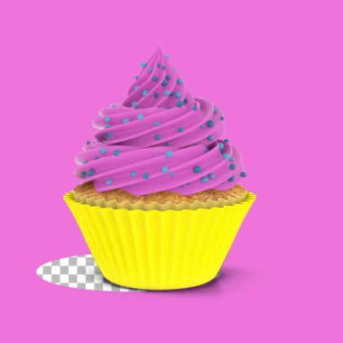 Tereyağlı kremalı ve şeffaf kremalı doğum günü pastası..