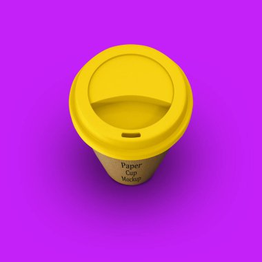 Basit minimalist kahve ya da çay fincanı modeli..