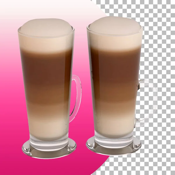 Egy Csésze Eszpresszó Kávé Elszigetelt Habbal — Stock Fotó
