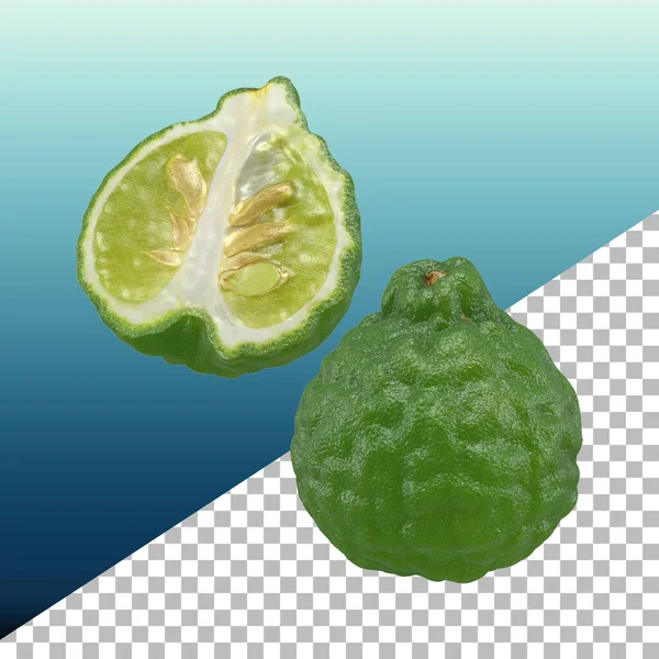 Bergamot Kaffir Lime Suitable Fruit Concept — стоковое фото