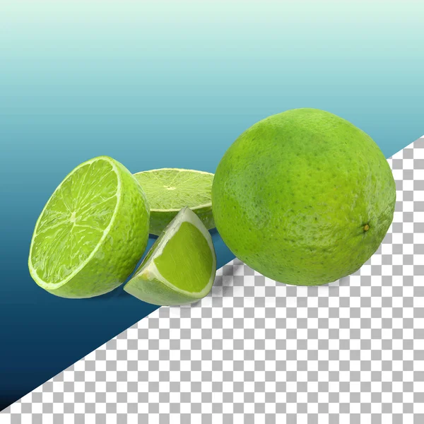 果実のコンセプトに適したベルガモットカフィールライム — ストック写真