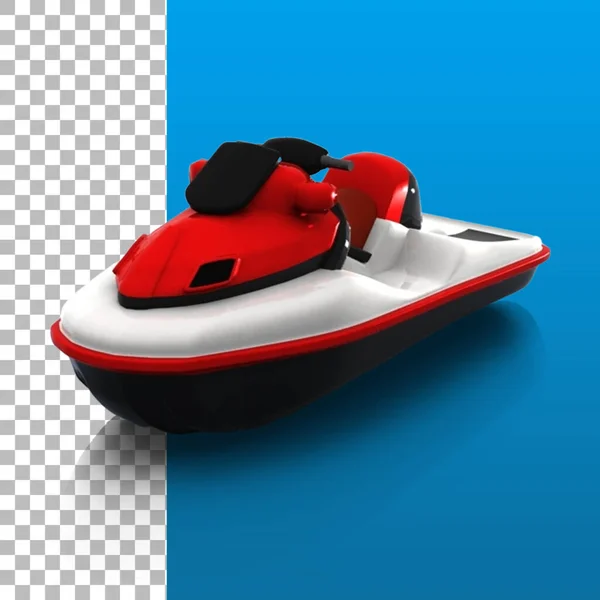 Concept Été Véhicule Avec Des Jouets Jet Ski Pour Les — Photo