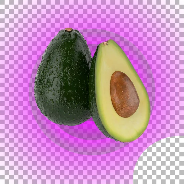 Close View Avocado Your Element Collection — Stock Photo, Image