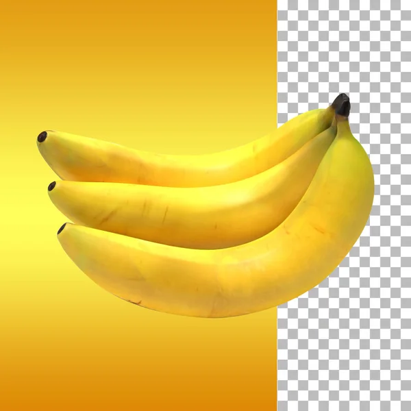 Gula Bananer Frukt För Element Din Design — Stockfoto